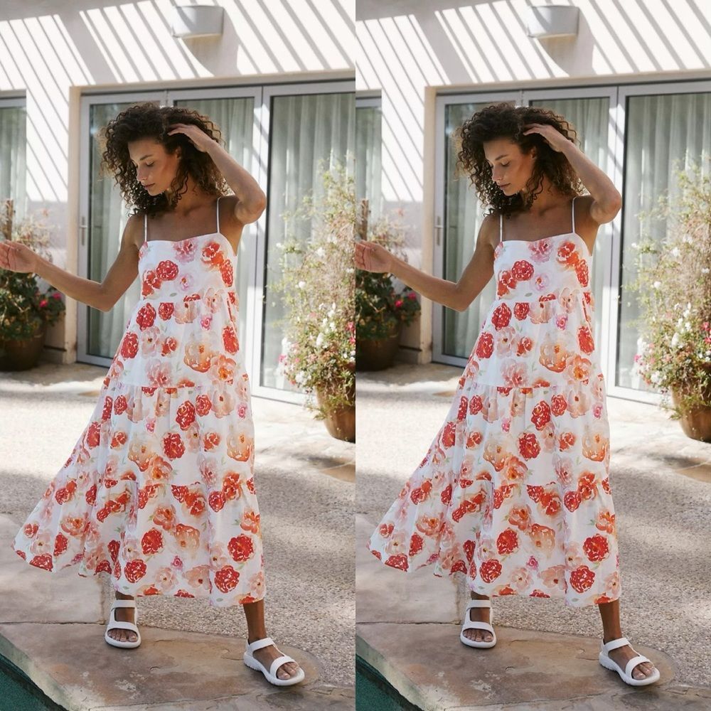 Anthropologie Isabella Cover-Up Maxi Dress